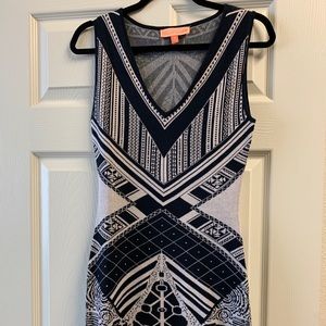 Navy bodycon dress